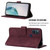 For OnePlus Nord N10 5G Crossbody 3D Embossed Flip Leather Phone Case(Wine Red)