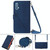 For OnePlus Nord CE 5G Crossbody 3D Embossed Flip Leather Phone Case(Blue)