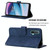 For OnePlus Nord CE 5G Crossbody 3D Embossed Flip Leather Phone Case(Blue)