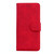 For Samsung Galaxy M52 5G Skin Feel Pure Color Flip Leather Phone Case(Red)