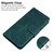 For Samsung Galaxy A03s 166mm Skin Feel Pure Color Flip Leather Phone Case(Green)