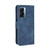 For OPPO A57 5G Skin Feel Calf Texture Card Slots Leather Phone Case(Blue)