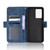 For OPPO A57 5G Skin Feel Calf Texture Card Slots Leather Phone Case(Blue)