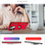 For Xiaomi Redmi 10C Shockproof TPU + PC Phone Case with 360 Degree Rotating Holder(Red)