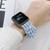 Single Loop Elasticity Cloth Grid Watch Band For Apple Watch Ultra 49mm&Watch Ultra 2 49mm / Series 9&8&7 45mm / SE 3&SE 2&6&SE&5&4 44mm / 3&2&1 42mm(F)
