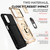 For Samsung Galaxy A23 5G Sliding Camshield Holder Phone Case(Gold)