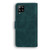 For Samsung Galaxy A42 5G Skin Feel Pure Color Flip Leather Phone Case(Green)