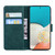 For Samsung Galaxy A73 5G Skin Feel Pure Color Flip Leather Phone Case(Green)