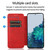 For Samsung Galaxy S21 5G Knight Magnetic Suction Leather Phone Case(Red)