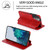For Samsung Galaxy S21 5G Knight Magnetic Suction Leather Phone Case(Red)