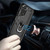 For Xiaomi Redmi Note 11S Shockproof TPU + PC Phone Case with 360 Degree Rotating Holder(Black)