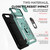 Sliding Camshield Holder Phone Case For iPhone 8 Plus / 7 Plus / 6 Plus(Dark Green)