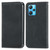 For OPPO Realme 9 Pro Retro Skin Feel Magnetic Horizontal Flip Leather Phone Case(Black)