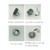 LED Aluminum Aisle Light Sunflower Leisure And Entertainment Place Decorative Light, Power source: Visible Installation 1W(Yellow)