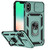 For iPhone X / XS Sliding Camshield Holder Phone Case(Dark Green)