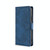 For Samsung Galaxy M52 5G Skin Feel Crocodile Texture Magnetic Clasp PU Leather Phone Case(Blue)