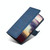 For Samsung Galaxy M52 5G Skin Feel Crocodile Texture Magnetic Clasp PU Leather Phone Case(Blue)