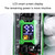 LCD Digital Display Rechargeable Transparent Electric Clipper(Green)