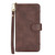 For Sony Xperia 5 III Litchi Texture Zipper Leather Phone Case(Brown)