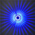LED Aluminum Aisle Light Sunflower Leisure And Entertainment Place Decorative Light, Power source: Invisible Installation 3W(Blue)