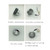 LED Aluminum Aisle Light Sunflower Leisure And Entertainment Place Decorative Light, Power source: Invisible Installation 3W(Blue)