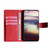 For Sony Xperia 1 III Skin Feel Crocodile Texture Magnetic Clasp PU Leather Phone Case(Red)