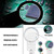 Desktop Multifunctional Chip Welding Repair Inspection Magnifying Glass with LED Light(Black)