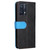 For OPPO Realme 9 Pro+ Stitching-Color PU Leather Phone Case(Blue)