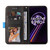 For OPPO Realme 9 Pro+ Stitching-Color PU Leather Phone Case(Blue)