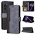 For OPPO Realme 9 Pro / V25 Stitching-Color PU Leather Phone Case(Grey)