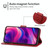 Leather Phone Case For Itel S17 / Vision3 / P38(Red)