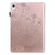 Peacock Embossed Pattern TPU + PU Leather Smart Tablet Case with Sleep / Wake-up For iPad Air 2022 / Air 2020 10.9(Rose Gold)