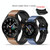 For Samsung Galaxy Watch 4 Classic 46mm 20mm Silicone Pasted Leather Watch Band(Brown)