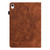 Peacock Embossed Pattern TPU + PU Leather Smart Tablet Case with Sleep / Wake-up For iPad Air 2022 / Air 2020 10.9(Brown)