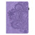 For iPad mini 6 Peacock Embossed Pattern TPU + PU Leather Tablet Case(Purple)