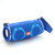 T&G TG642 RGB Light Waterproof  Portable Bluetooth Speaker Support FM / TF Card(Blue)
