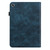 For OPPO Realme Pad Solid Color Embossed Striped Leather Case(Blue)