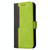 For OPPO Realme 9 Pro / V25 Stitching-Color PU Leather Phone Case(Green)