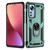 For Xiaomi 12 Pro Shockproof TPU + PC Phone Case with Holder(Dark Green)