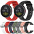 Solid Color Silicone Watch Band for POLAR Vantage V2(Pink)