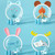 3x Magnifying Glass HD Cartoon Magnifying Glass Toy Gift For Children(Pink Rabbit)