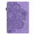 Peacock Embossed Pattern TPU + PU Leather Smart Tablet Case with Sleep / Wake-up For iPad 10.2 2019 / Pro 10.5 inch(Purple)