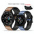 For Samsung Galaxy Watch 4 Classic 42mm 20mm Silicone Pasted Leather Watch Band(Dark Brown)