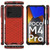 For Xiaomi Poco M4 Pro 4G Shockproof Honeycomb PC + TPU Case(Red)