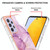 For Samsung Galaxy A23 4G / 5G Electroplating Marble Pattern Dual-side IMD TPU Phone Case(Purple 001)