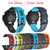 For Huawei Watch GT2 42mm 20mm Mixed-Color Silicone Watch Band(Black+Red)