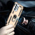 For Samsung Galaxy A23 Shockproof TPU + PC Phone Case with Holder(Gold)