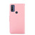 For Motorola Moto G Pure Crystal Texture Leather Phone Case(Pink)