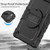 For Samsung Galaxy Tab S8+ 12.4 inch SM-X800 Silicone + PC Tablet Case with Shoulder Strap(Black)