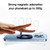 wlons Magnetic 360 Degree Rotatable Mobile Phone Ring Holder(Black)
